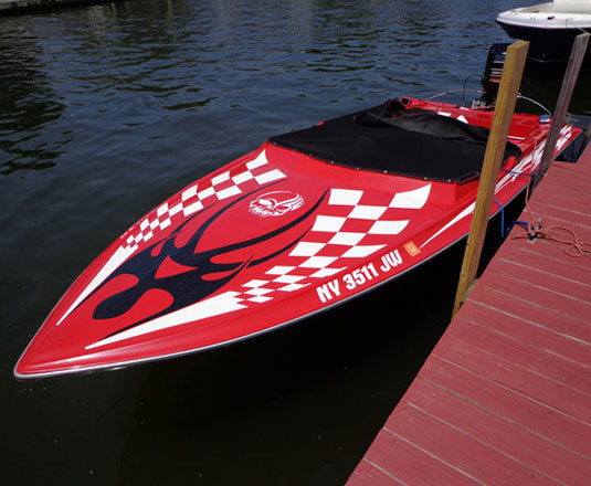 Panorama Signs Boat Graphics